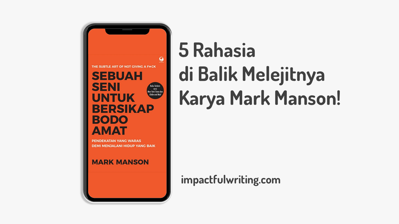 5 rahasia melejitnya mark manson