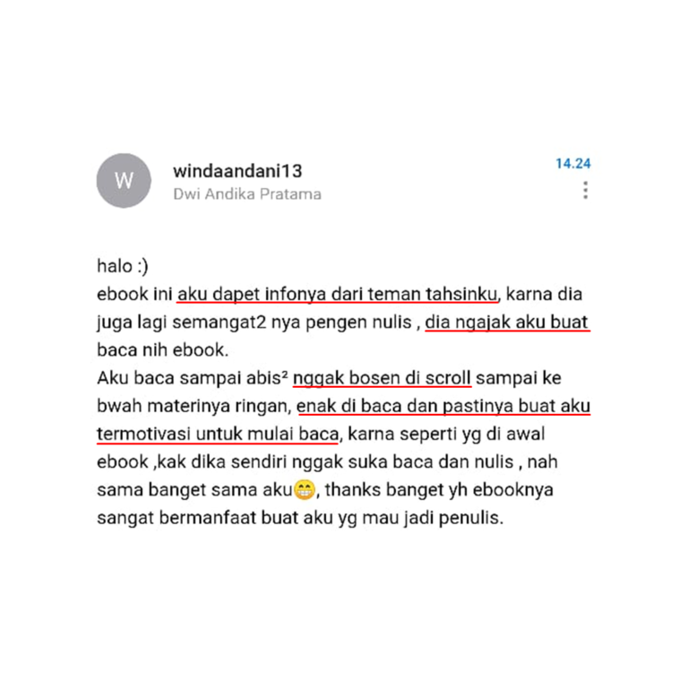 Direkomendasikan dan Enak DIbaca