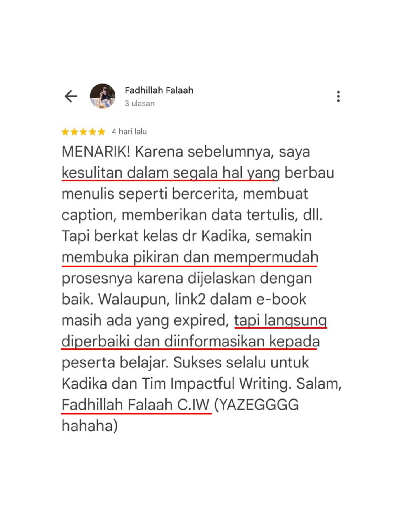 Impactful Writing