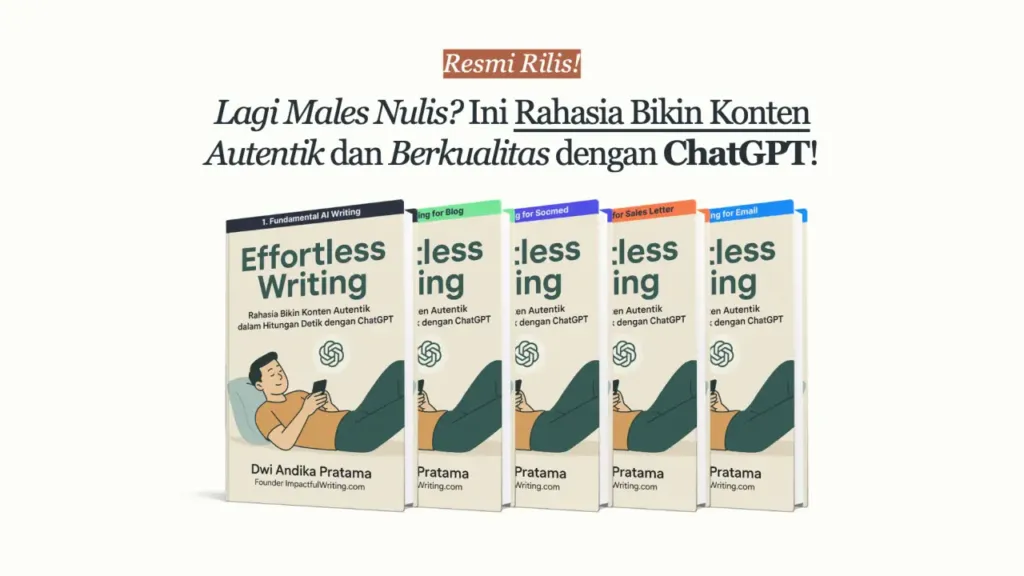 Rilis Ebook Effortless Writing