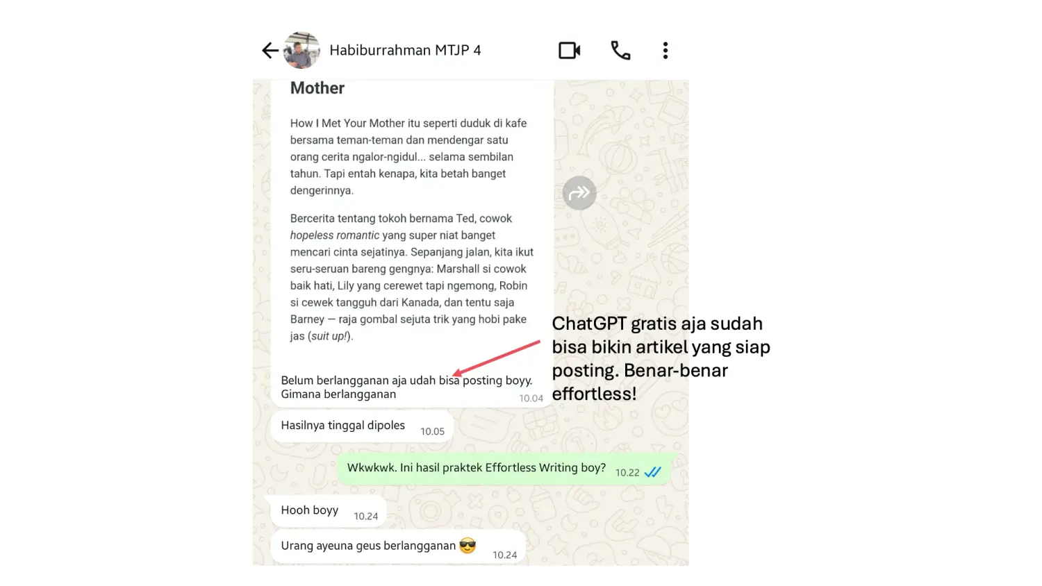 Testimoni Pembaca EFW Habib