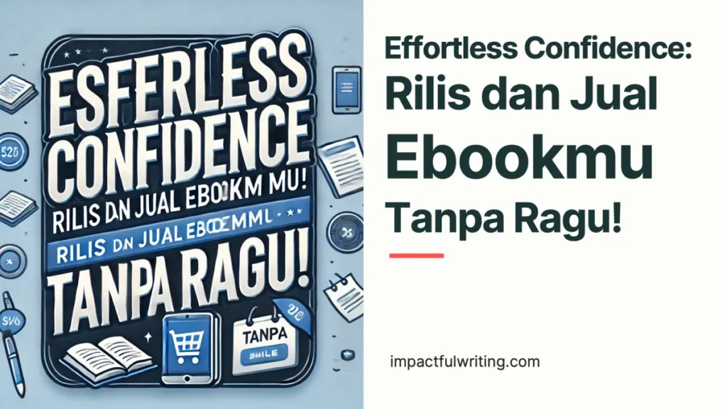 effortless confidence rilis dan jual ebookmu tanpa ragu