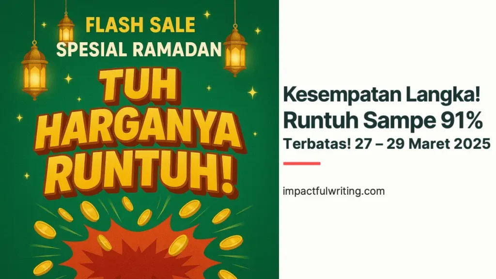 flash sale THR