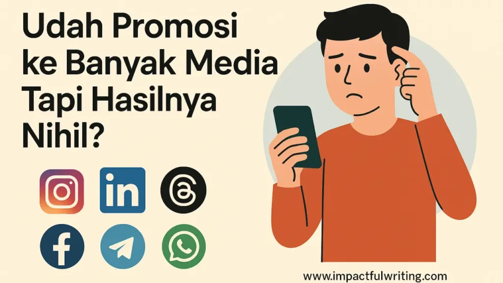 Udah Promosi ke Banyak Media Tapi Hasil Nihil
