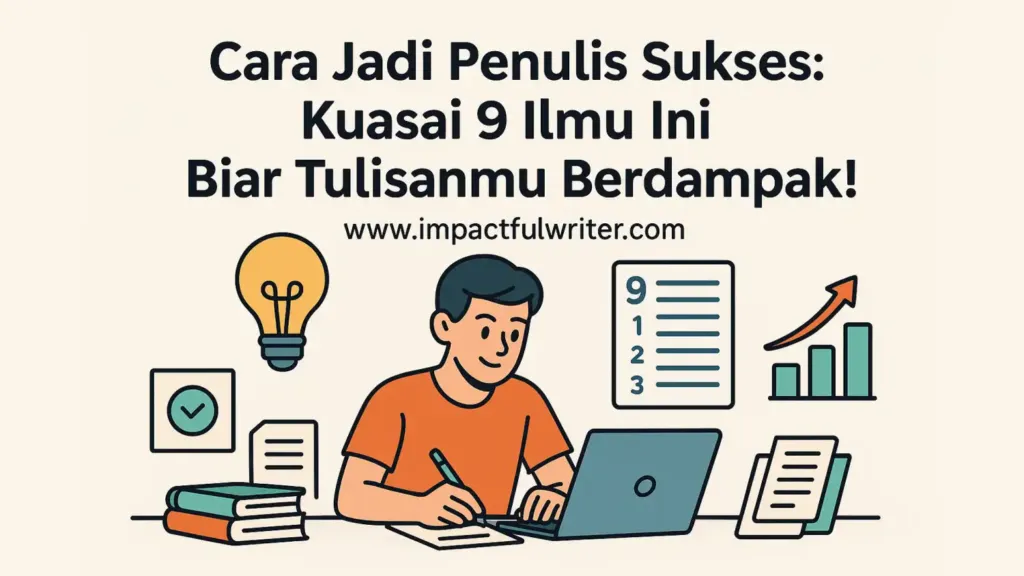 cara jadi penulkis sukses