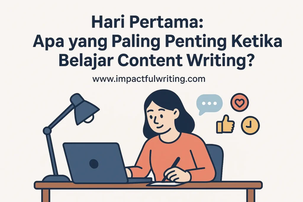 belajar content writing hari pertama