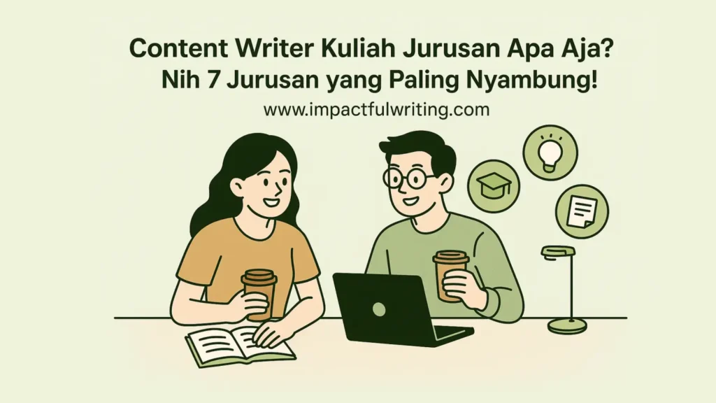 content writer kuliah jurusan apa