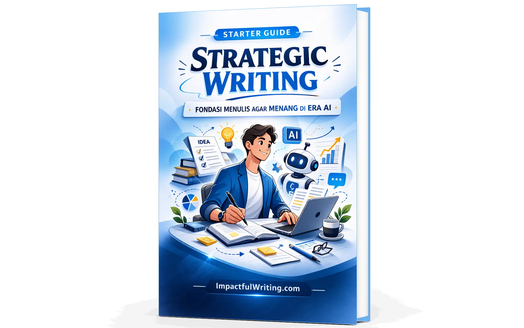 3D Cover Strategic Writing