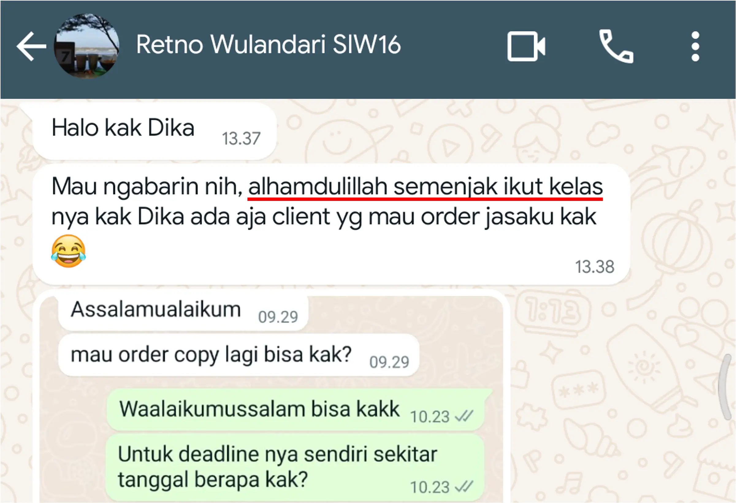 Testimoni Retno
