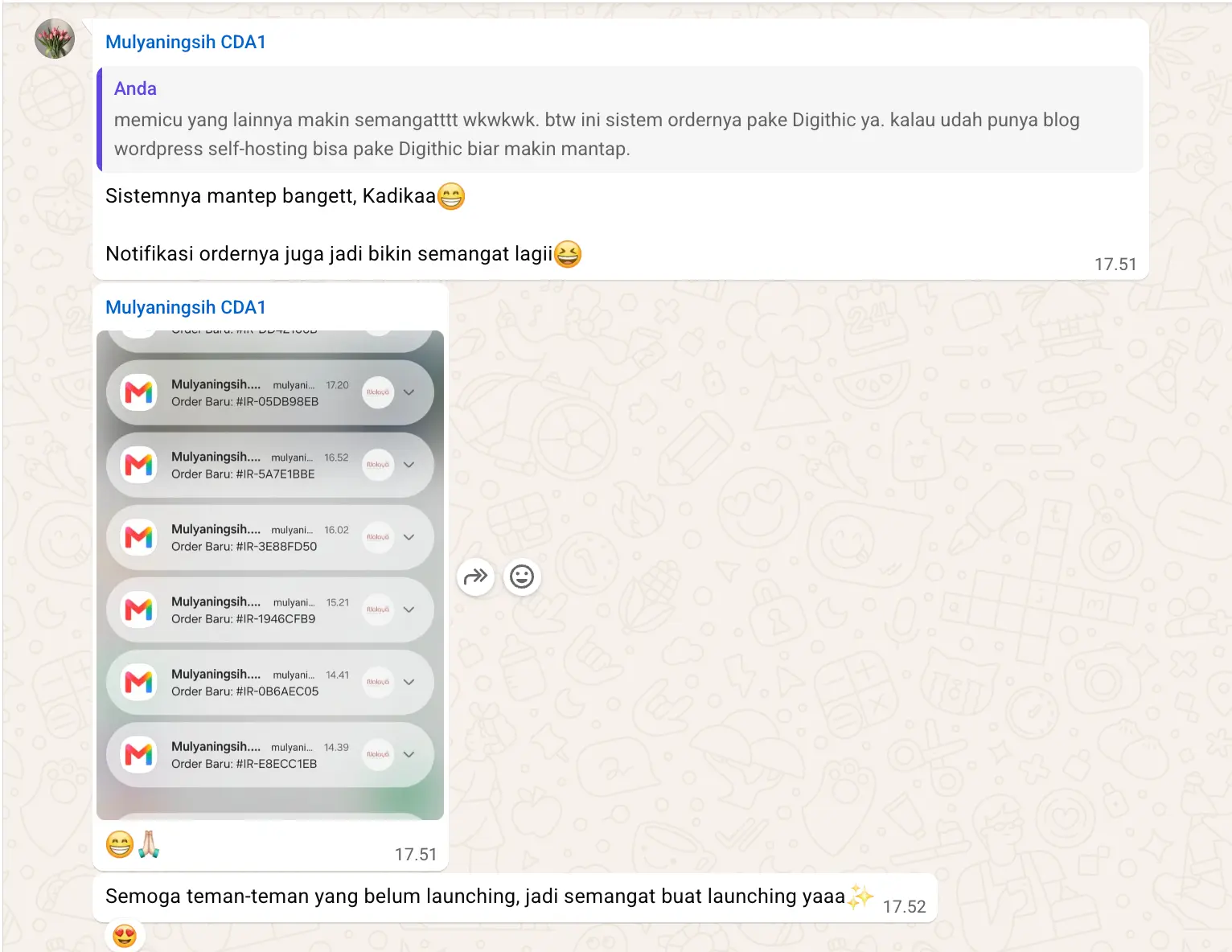 Bukti Mulyaningsih Alumni CDA